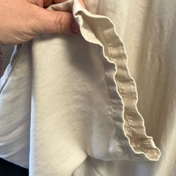 Zara wms L CREAM Casual Pants SZ L - Picture 6 of 11